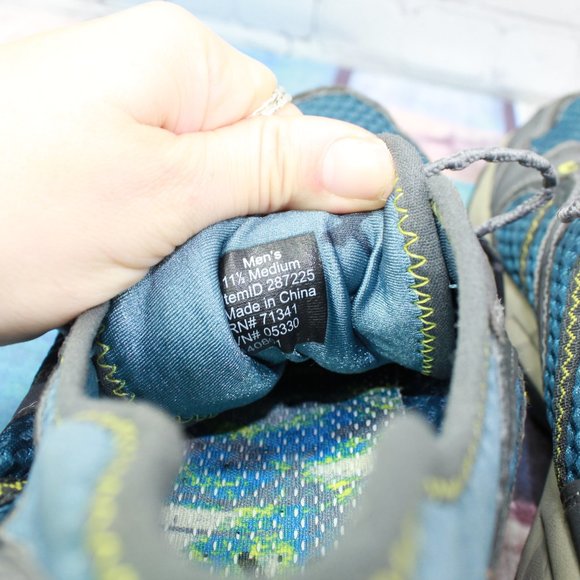 LL BEAN Rocky Coast Multisport Blue Mesh Hiking Trail Sneaker Shoe 11.5 M - Picture 7 of 9